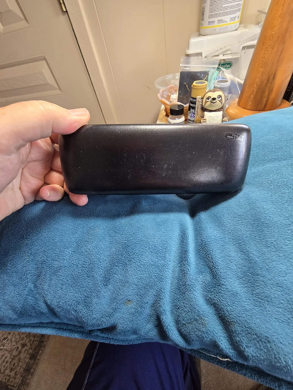 Harley-Davidson Black Eyeglass/Sunglass Case with Eagle Logo